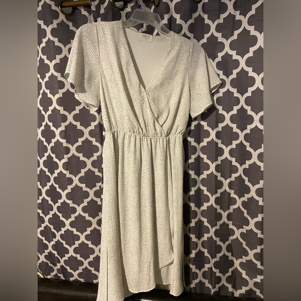 Sienna Sky Polka Dot Dress
